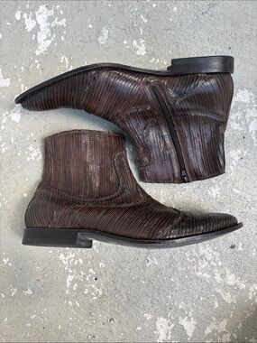 Vintage true religion ankle leather boots